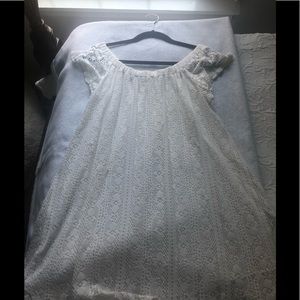 Rich white summer dress